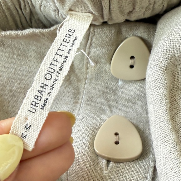 Urban Outfitters Avalon Linen Button-Front Mini Dress - Picture 6 of 11